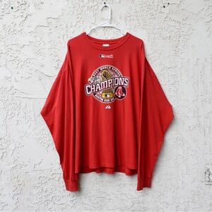 Red Sox '07 World Series Long Sleeve Tee (Oversized)